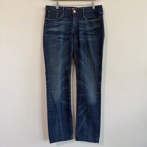 Earnest Sewn Dark Blue Straight Leg Jeans Size 30